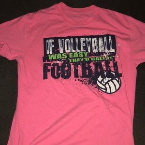 Tops - Neon pink volleyball shirt Tops - Neon pink volleyball shirt